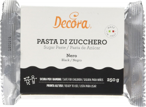 Decora Pasta di Zucchero 250 g. - NERA