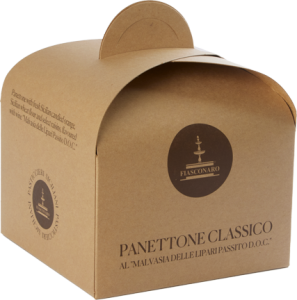 Fiasconaro Panettone Classico 500 g. Al Malvasia Delle Lipari Passito doc