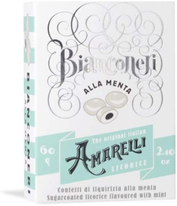 Amarelli Scatolette 60 g. BIANCONERI ALLA MENTA