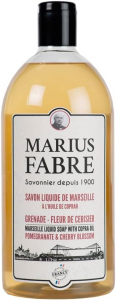 Marius Fabre Sapone Marsiglia Liquido CILIEGIA E MELOGRANO 1000 ml