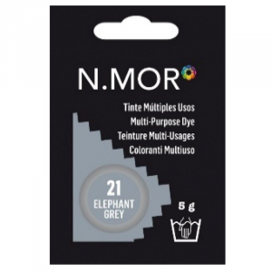 N.MOR Tinte Per Tessuti Cialdina Multiuso - 21 ELEPHANT GREY