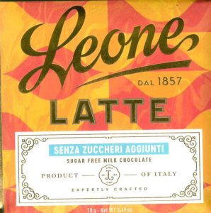 Leone Tavoletta Cioccolato Al Latte 70 g. SENZA ZUCCHERI AGGIUNTI