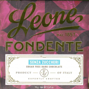 Leone Tavoletta Cioccolato Fondente 70 g. 62% cacao SENZA ZUCCHERI AGGIUNTI