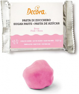 Decora Pasta di Zucchero 250 g. - ROSA