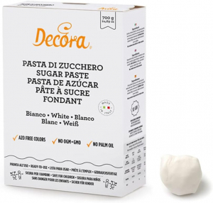 Decora Pasta di Zucchero 700 G. - BIANCO