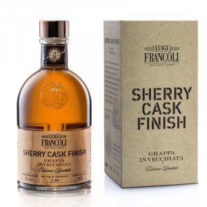 Francoli Grappa Sherry Cask 500 ml. 40 Vol.