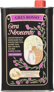 Cera Novecento Liquida Per Gres ROSSO Tingente 1 lt autolucidante