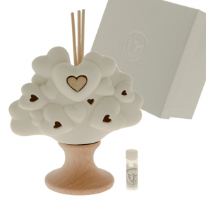 Corazon Diffusore con led  H. 11 cm. Con Scatola