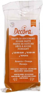 Decora Pasta di Zucchero 100 G. - ARANCIO