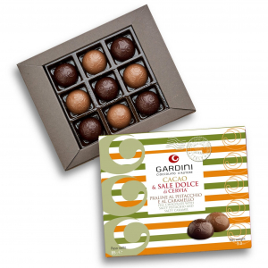 Gardini Scatola Regalo Praline Al Pistacchio con sale dolce di Cevia 85 g.