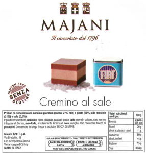 Majani Cremino Al Sale 1 kg. Cubo da 100 cremini