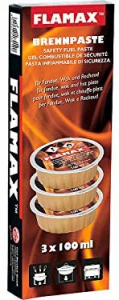 Flamax Pasta Combustibile 3 x 100 ml.