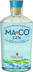 Sibona Italian Premium Dry Gin MAeCO 70 cl. 42 Vol. Astucciato