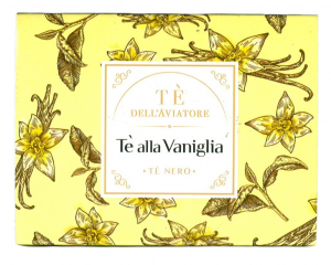 Te Dell'Aviatore Tea Box 15 Filtri Piramidali Tè Nero Alla VANIGLIA