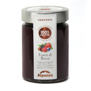 Alpenzu Composta 100% frutta Frutti di Bosco 350 g.