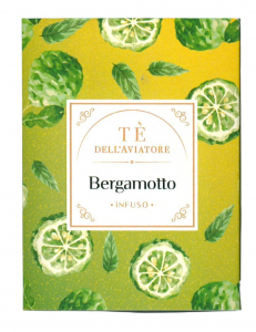 Te Dell'Aviatore Tea Box 15 Filtri Piramidali Infuso BERGAMOTTO