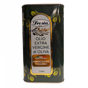 Fresia Olio ExtraVergine di Oliva LATTA 1 lt. monocultivar taggiasca