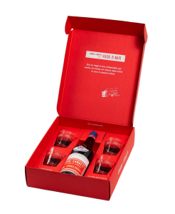 Amaro Camatti 100 cl. 20 vol. box con 4 bicchieri