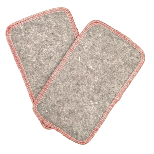 Pattine di stoffa gomma piuma cm 17x26 art. 520