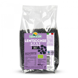 Lenticchie Nere Beluga 400 g. BIO origine Italia Sapore di Sole