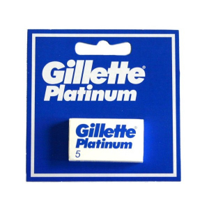 Gillette Platinum Lamette Ricambio Confezione Da 5 Lamette