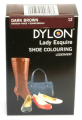 Dylon Tinte per Scarpe In Pelle Shoe Colour - Dark Brown Marrone Scuro