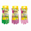 Guanti da giardino con pallini autobloccanti misura donna colori assortiti 1 paio