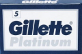 Gillette Platinum Lamette Ricambio Confezione Da 5 Lamette (Import)