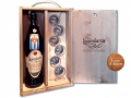 Legendario Cassetta Legno Elixir De Cuba 70 cl. 34 vol. IL CHUPITO E' SERVITO + 6 Bicchieri
