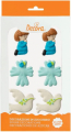 Decora decori di zucchero PRIMA COMUNIONE BIMBO 6 pz.