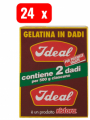 Gelatina Ideal 24 confezioni da due dadi da 25 g. ciascuno (1500g.)