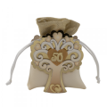 TREE Bag NOZZE D'ORO 50° con sacchetto 9 cm Set da 6 pezzi