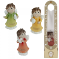 HAPPY ANGELO Cresima 10 cm. con box 3 soggetti set 12 pezzi