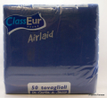 ClassEur Airlaid 50 Tovaglioli in carta a secco 40x40 cm